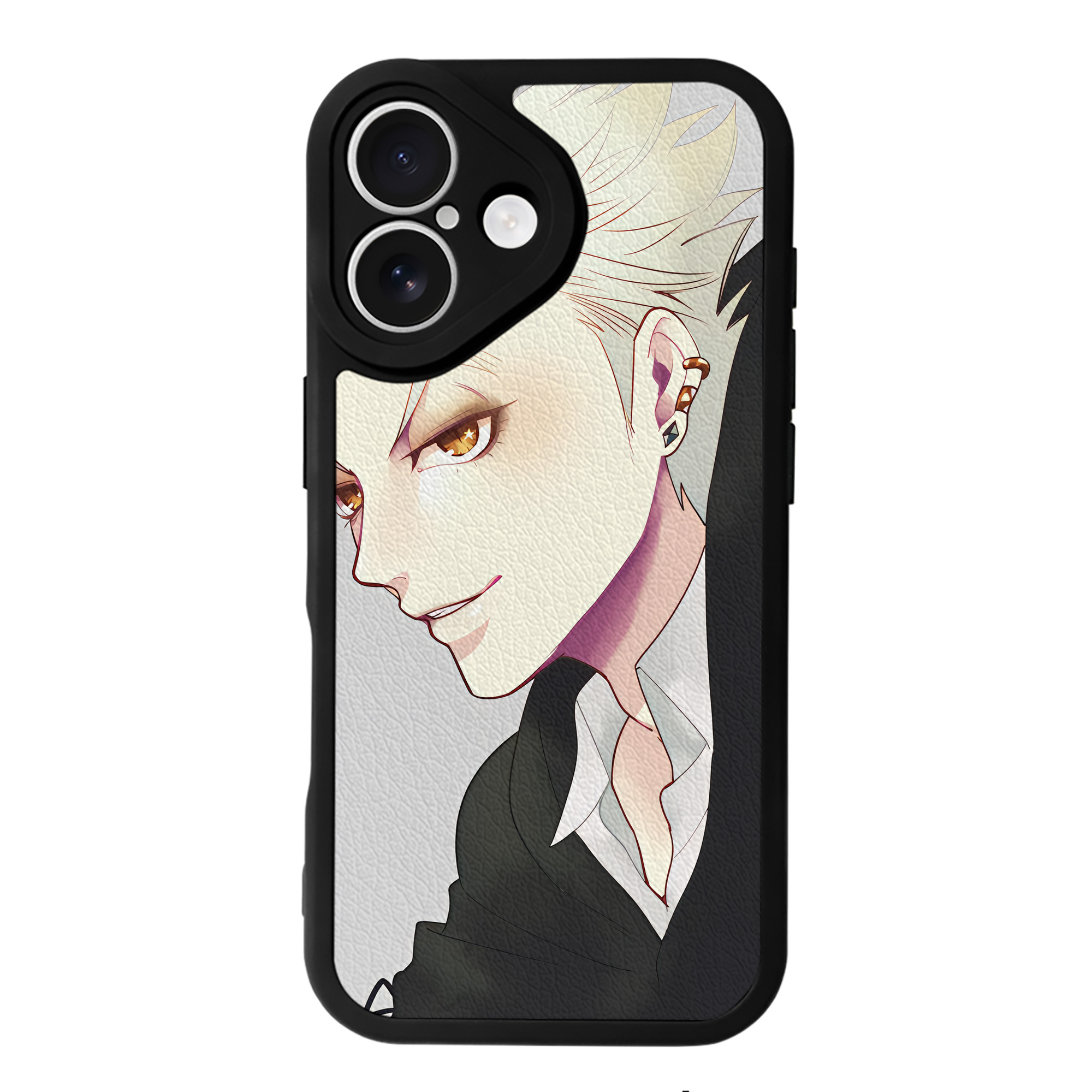 （画像用） ハイキュー!! Haikyu!! 【iPhone 16シリーズ対応】シリコンスマホケース（レザー調） 材質：シリコン